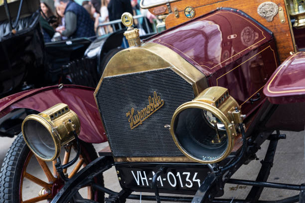 a vintage car parked in St. Augustine, FL