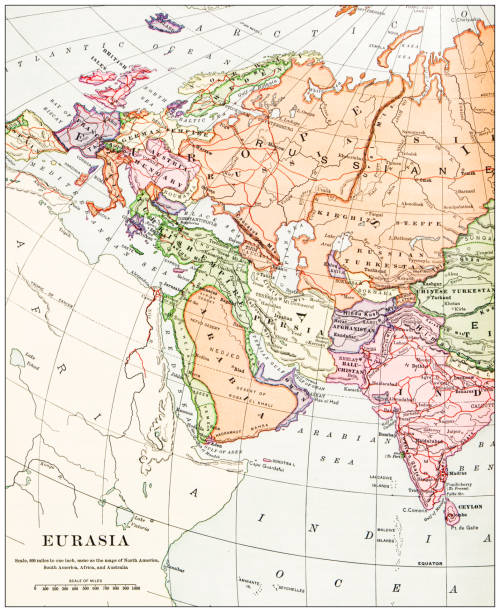 istock Antique map of Europe and Middle East (1898) 2170389313