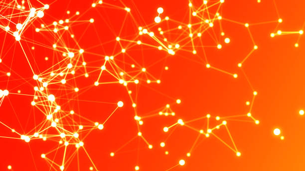 istock 4K Digital Cyberspace with Particles and Digital Data Network Connections. High Speed Connection and Data Analysis Technology Digital Abstract Background Concept. Seamless Loopoble 2170391750