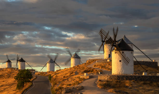 istock Windmills of Consuegra at Sunrise , Castilla-La Mancha, Spain 2170396496