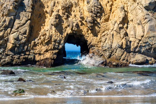 istock Key hole at Pfeiffer Beach, Big Sur, California 2170396657