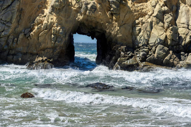 istock Key hole at Pfeiffer Beach, Big Sur, California 2170397252