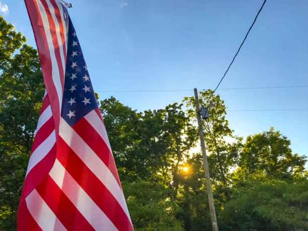 istock American Flag in Rural MO 2170399926