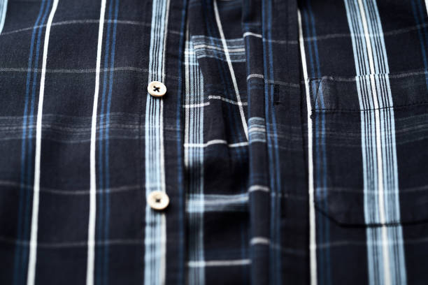 istock Close up of Men's checkered shirt. 2170404399
