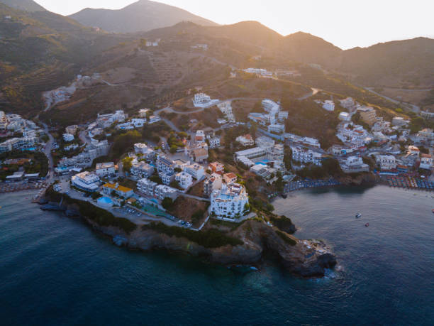 istock View from above in sunset light, Bali, Crete 2170406985