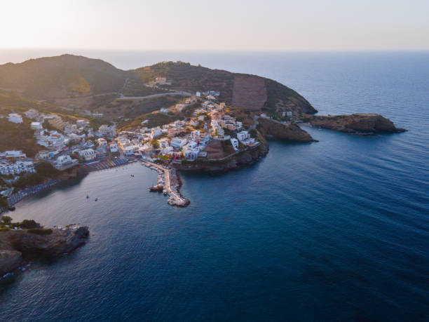 istock View from above in sunset light, Bali, Crete 2170407180