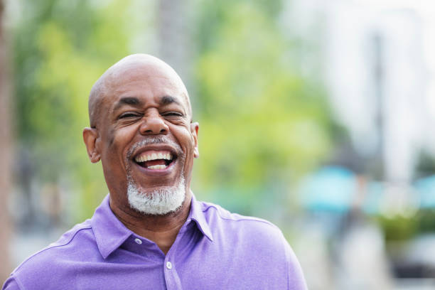 istock Senior African-American man laughing at camera 2170407244