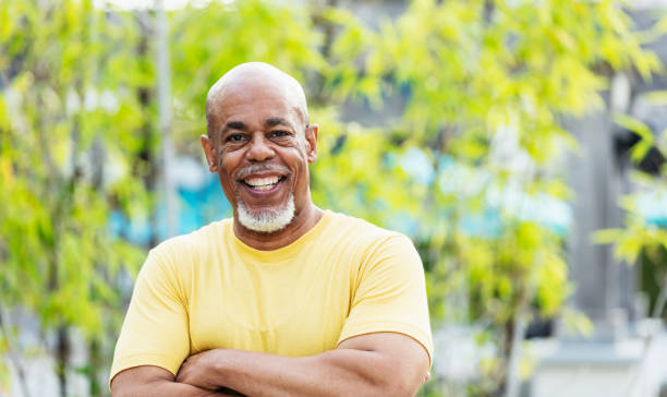 istock Senior African-American man smiling at camera 2170407271