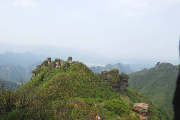 Strange peaks and rocks on the mountain top