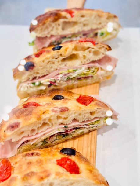 istock Freshly Baked Focaccia with Toppings 2170412817