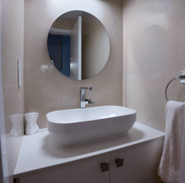 istock Ceramic wash basin with faucet 2170413970