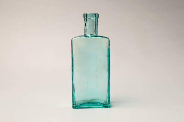 istock Antique medicine bottles on white background 2170416873