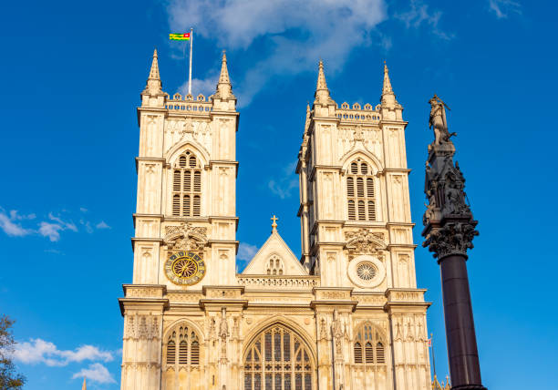 istock Westminster Abbey facade at sunset, London, UK 2170419488