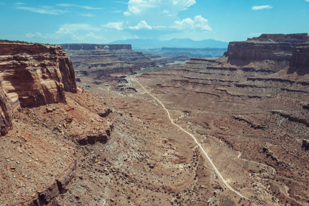 istock Off-road Shafer trail in canyon near Moab 2170424829