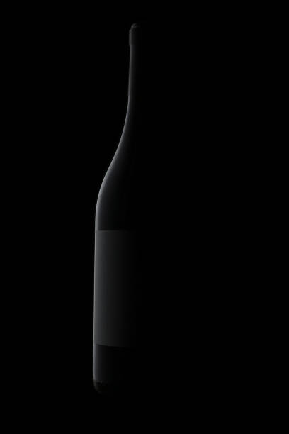 istock Wine bottle artistic in black and white 2170432807
