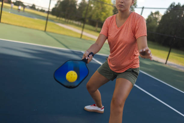 istock Unrecognizable woman playing pickleball 2170435781