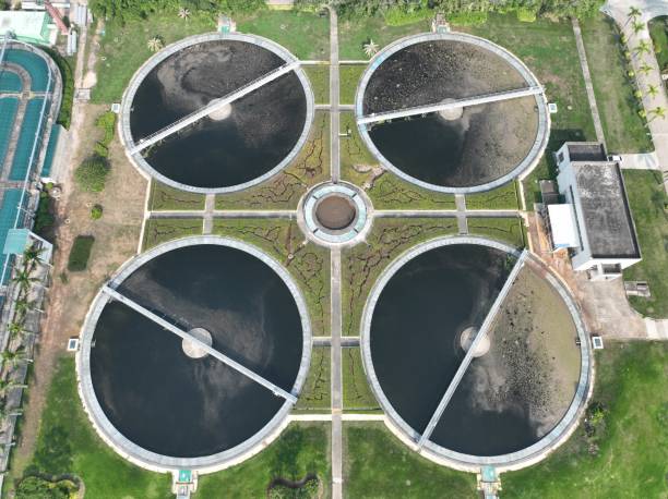 istock sewage treatment plant, sewage treatment tank 2170441893