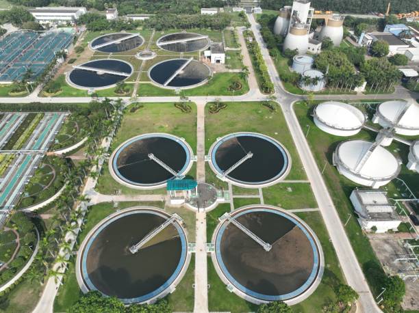 istock sewage treatment plant, sewage treatment tank 2170441907