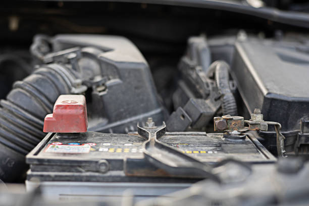 battery warning light in car dashboard