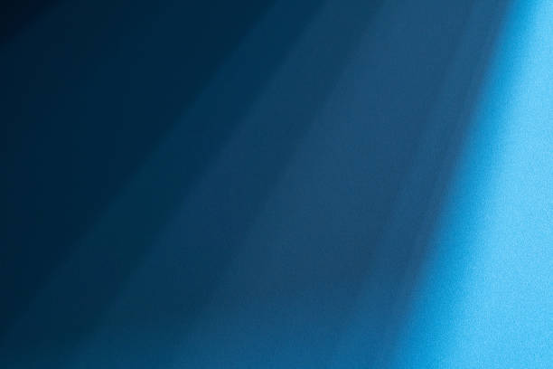 istock Studio style background wall decoration presentation uses white and blue tones. with shadows cast from a nearby window, concept creating a decorative 2170456068