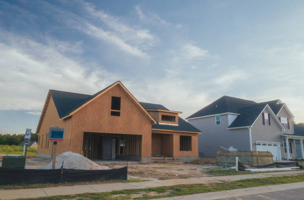 istock House Under Construction - Developing Neighborhood - Street View 2170456843