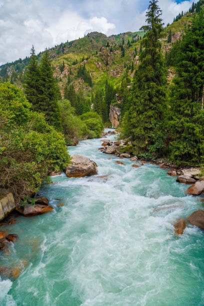 istock bad weather mountain river landscape 2170461936