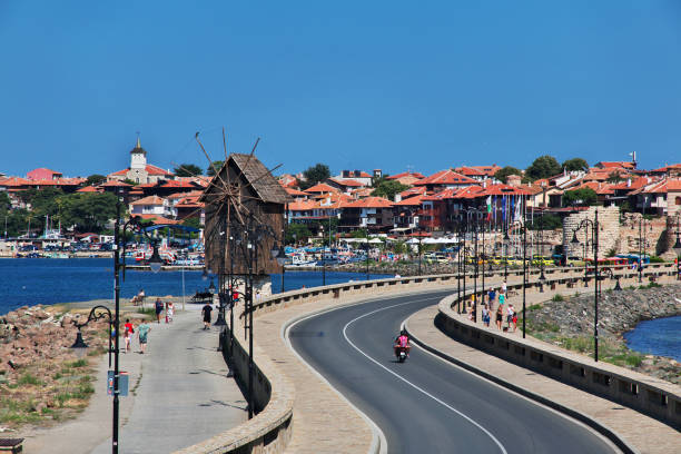The view on Nessebar, Bulgaria