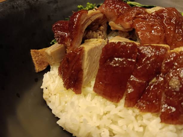 Crispy skin and salty meat. Omnipresent fast food cuisine in Asia.