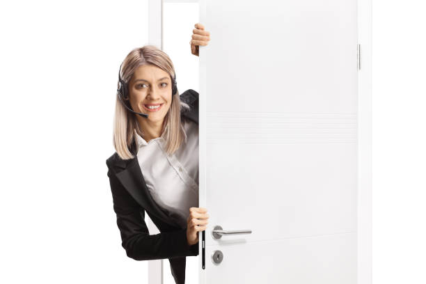 istock Female dispatcher with a headset 2170467507