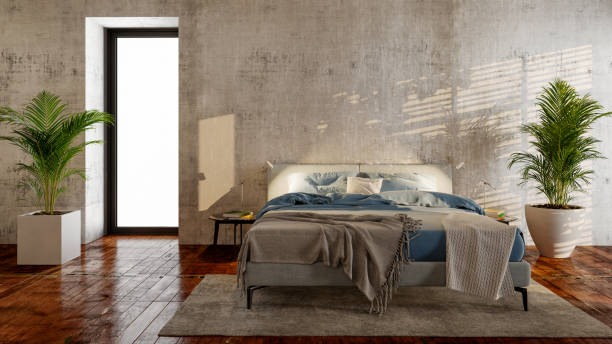 istock Large luxury modern bright interiors Living room mockup illustration 3D rendering image 2170472012