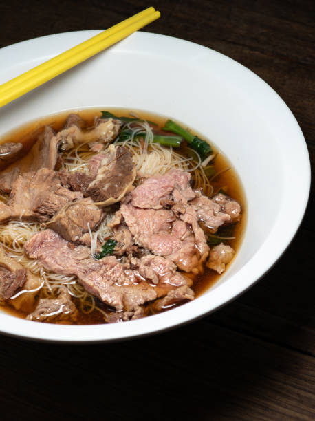 istock Delicious Thai beef noodle soup 2170472511