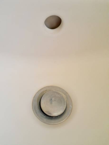 istock Drain and overflow on the sink 2170476495