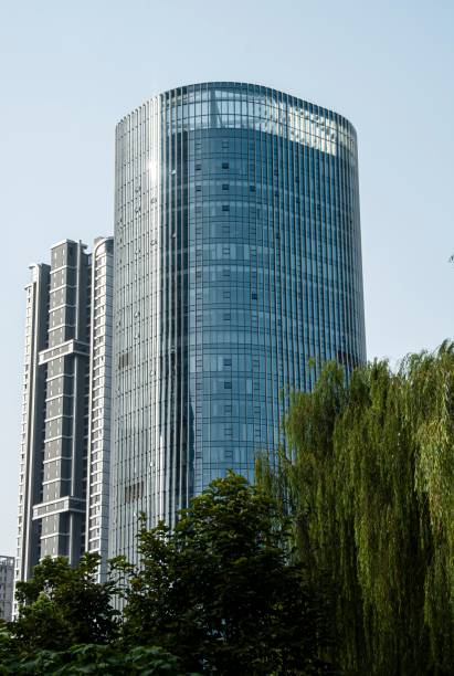 istock Modern high-rise buildings with glass facades 2170491443