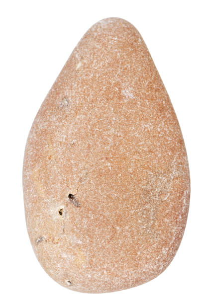istock Top view of single brown pebble 2170506959