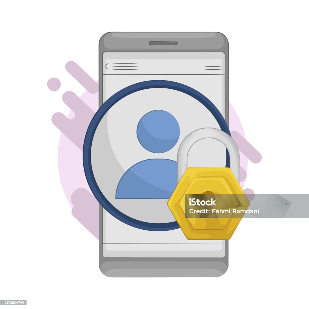 User With Lock User Lock Stock Illustration - Download Image Now - Business, Closed ...