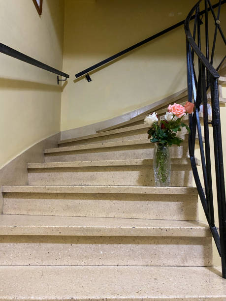 istock Old marble staircase in a house from 1900 2170525856