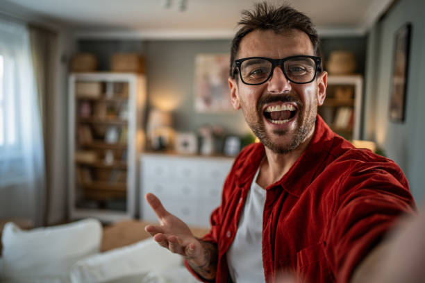 istock Interact with followers while recording a video blog 2170527597