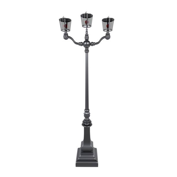 istock Elegant three-bulb floor lamp in a modern interior setting 2170530860