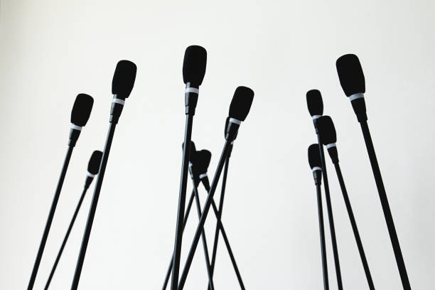 istock Integrated digital microphones in meeting rooms/seminars 2170531994