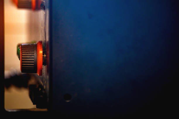 Volume knob of the old analog amplifier