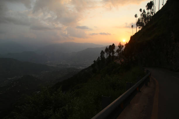istock view of sunset muzaffarabad 2170532812