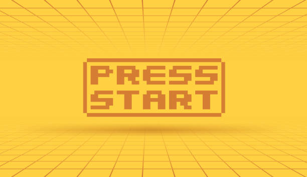 Vector Start Screen 50+ Games Start Button Background Stock Illustrations, Royalty-Free ...
