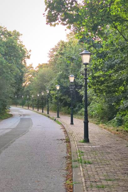 istock Scenic image of lanterns along a road 2170542933