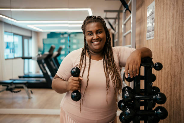 istock Black woman on weight loss program 2170544665