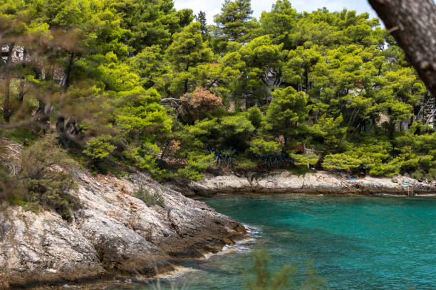 Beautiful Adriatic Sea view from Jelsa - Hvar Island / Croatia.