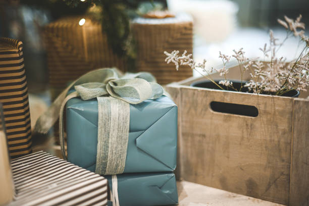 istock Christmas tree, gifts and Christmas decorations 2170560184