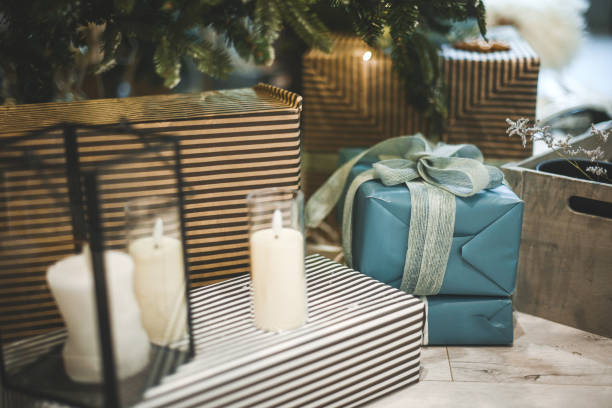 istock Christmas tree, gifts and Christmas decorations 2170560420