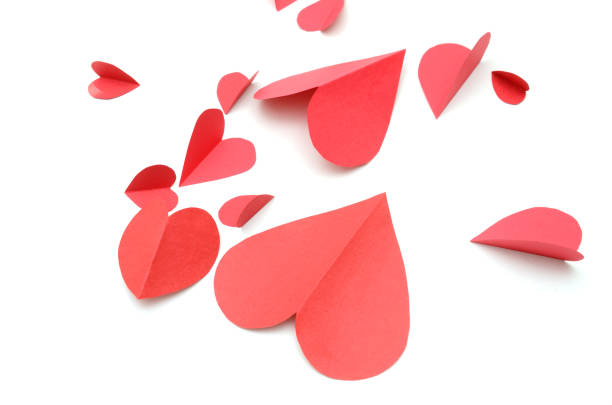 istock Heap of red paper hearts 2170562033