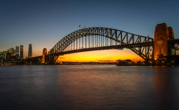 istock Sydney Harbour Bridge and Downtown Sydney at Sunset 2170565072