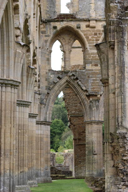 istock Stone arches and columns in a ruined church 2170565990